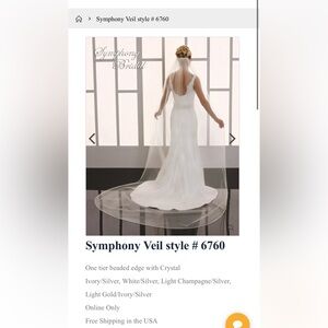 Symphony Bridal Veil